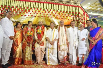Celebs At Producer Ram Mohan Rao Daughter Wedding